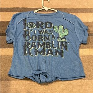 Double D Ranch Blue Graphic Tee